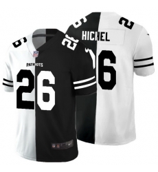 New England Patriots 26 Sony Michel Men Black V White Peace Split Nike Vapor Untouchable Limited NFL Jersey New England Patriots 26 Sony Michel Men Black V White Peace Split Nike Vapor Untouchable Limited NFL Jersey