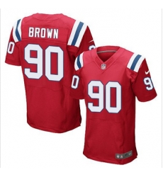 New New England Patriots #90 Malcom Brown Red Alternate Mens Stitched NFL Elite Jersey New New England Patriots #90 Malcom Brown Red Alternate Mens Stitched NFL Elite Jersey