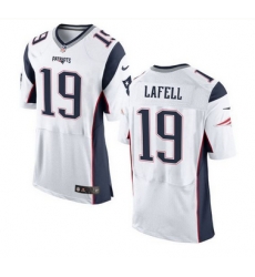 Nike New England Patriots #19 Brandon LaFell White Men 27s Stitched NFL New Elite Jersey Nike New England Patriots #19 Brandon LaFell White Men 27s Stitched NFL New Elite Jersey