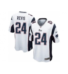Nike New England Patriots 24 Darrelle Revis White Game NFL Jersey Nike New England Patriots 24 Darrelle Revis White Game NFL Jersey