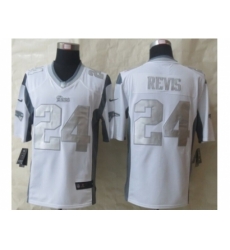 Nike New England Patriots 24 Darrelle Revis White Game Platinum NFL Jersey Nike New England Patriots 24 Darrelle Revis White Game Platinum NFL Jersey