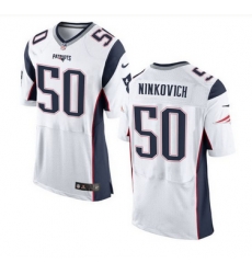 Nike New England Patriots #50 Rob Ninkovich White Men 27s Stitched NFL New Elite Jersey Nike New England Patriots #50 Rob Ninkovich White Men 27s Stitched NFL New Elite Jersey
