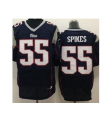 Nike New England Patriots 55 Brandon Spikes Blue Elite NFL Jersey Nike New England Patriots 55 Brandon Spikes Blue Elite NFL Jersey