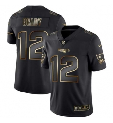 Nike Patriots 12 Tom Brady Black Gold Vapor Untouchable Limited Jersey Nike Patriots 12 Tom Brady Black Gold Vapor Untouchable Limited Jersey