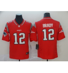 Nike Patriots 12 Tom Brady Red Inverted Legend Limited Jersey Nike Patriots 12 Tom Brady Red Inverted Legend Limited Jersey