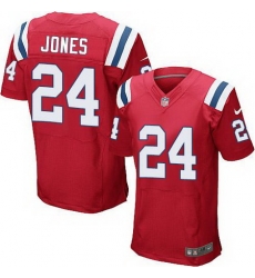 Nike Patriots #24 Cyrus Jones Red Alternate Mens Stitched NFL Elite Jersey Nike Patriots #24 Cyrus Jones Red Alternate Mens Stitched NFL Elite Jersey
