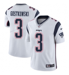 Nike Patriots #3 Stephen Gostkowski White Mens Stitched NFL Vapor Untouchable Limited Jersey Nike Patriots #3 Stephen Gostkowski White Mens Stitched NFL Vapor Untouchable Limited Jersey