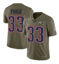 Nike Patriots #33 Kevin Faulk Olive Mens Stitched NFL Limited 2017 Salute To Service Jersey Nike Patriots #33 Kevin Faulk Olive Mens Stitched NFL Limited 2017 Salute To Service Jersey