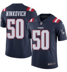 Nike Patriots #50 Rob Ninkovich Navy Blue Mens Stitched NFL Limited Rush Jersey Nike Patriots #50 Rob Ninkovich Navy Blue Mens Stitched NFL Limited Rush Jersey