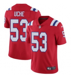 Nike Patriots 53 Josh Uche Red Alternate Men Stitched NFL Vapor Untouchable Limited Jersey Nike Patriots 53 Josh Uche Red Alternate Men Stitched NFL Vapor Untouchable Limited Jersey