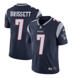 Nike Patriots #7 Jacoby Brissett Navy Blue Team Color Mens Stitched NFL Vapor Untouchable Limited Jersey Nike Patriots #7 Jacoby Brissett Navy Blue Team Color Mens Stitched NFL Vapor Untouchable Limited Jersey