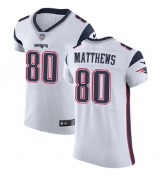 Nike Patriots #80 Jordan Matthews White Mens Stitched NFL Vapor Untouchable Elite Jersey Nike Patriots #80 Jordan Matthews White Mens Stitched NFL Vapor Untouchable Elite Jersey