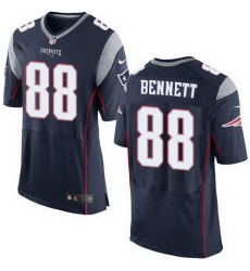 Nike Patriots #88 Martellus Bennett Navy Blue Team Color Men Stitched NFL Elite Jersey Nike Patriots #88 Martellus Bennett Navy Blue Team Color Men Stitched NFL Elite Jersey