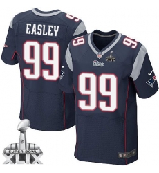 Nike Patriots #99 Dominique Easley Navy Blue Team Color Super Bowl XLIX Mens Stitched NFL Elite Jersey Nike Patriots #99 Dominique Easley Navy Blue Team Color Super Bowl XLIX Mens Stitched NFL Elite Jersey