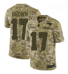 Patriots 17 Antonio Brown Camo Men Stitched Football Limited 2018 Salute To Service Jersey Patriots 17 Antonio Brown Camo Men Stitched Football Limited 2018 Salute To Service Jersey