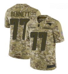 Patriots 77 Michael Bennett Camo Men Stitched Football Limited 2018 Salute To Service Jersey Patriots 77 Michael Bennett Camo Men Stitched Football Limited 2018 Salute To Service Jersey