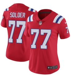Nike Patriots #77 Nate Solder Red Alternate Womens Stitched NFL Vapor Untouchable Limited Jersey Nike Patriots #77 Nate Solder Red Alternate Womens Stitched NFL Vapor Untouchable Limited Jersey