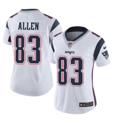 Nike Patriots #83 Dwayne Allen White Womens Stitched NFL Vapor Untouchable Limited Jersey Nike Patriots #83 Dwayne Allen White Womens Stitched NFL Vapor Untouchable Limited Jersey