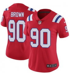 Nike Patriots #90 Malcom Brown Red Alternate Womens Stitched NFL Vapor Untouchable Limited Jersey Nike Patriots #90 Malcom Brown Red Alternate Womens Stitched NFL Vapor Untouchable Limited Jersey