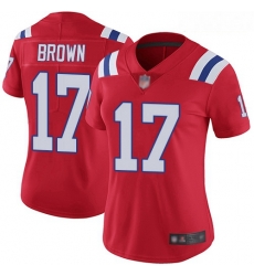 Patriots #17 Antonio Brown Red Alternate Women Stitched Football Vapor Untouchable Limited Jersey Patriots #17 Antonio Brown Red Alternate Women Stitched Football Vapor Untouchable Limited Jersey