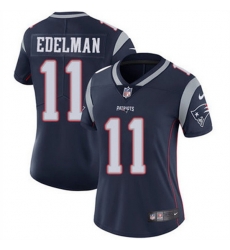 Women New England Patriots 11 Julian Edelman Navy Vapor Untouchable Stitched Jersey Women New England Patriots 11 Julian Edelman Navy Vapor Untouchable Stitched Jersey