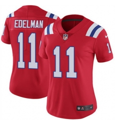 Women New England Patriots 11 Julian Edelman Red Vapor Untouchable Stitched Jersey Women New England Patriots 11 Julian Edelman Red Vapor Untouchable Stitched Jersey