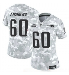 Women New England Patriots 60 David Andrews 2024 F U S E Arctic Camo Salute To Service Limited Stitched Jersey Women New England Patriots 60 David Andrews 2024 F U S E Arctic Camo Salute To Service Limited Stitched Jersey