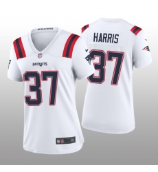 Women New England Patriots Damien Harris #37 White Vapor Limited Jersey Women New England Patriots Damien Harris #37 White Vapor Limited Jersey