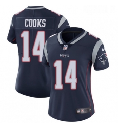 Womens Nike New England Patriots 14 Brandin Cooks Navy Blue Team Color Vapor Untouchable Limited Player NFL Jersey Womens Nike New England Patriots 14 Brandin Cooks Navy Blue Team Color Vapor Untouchable Limited Player NFL Jersey