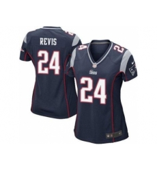 Women's Nike New England Patriots #24 Darrelle Revis Navy Blue Team Color Stitched NFL Jersey Women's Nike New England Patriots #24 Darrelle Revis Navy Blue Team Color Stitched NFL Jersey