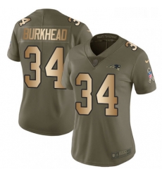 Womens Nike New England Patriots 34 Rex Burkhead Limited OliveGold 2017 Salute to Service NFL Jersey Womens Nike New England Patriots 34 Rex Burkhead Limited OliveGold 2017 Salute to Service NFL Jersey