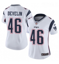 Womens Nike New England Patriots 46 James Develin White Vapor Untouchable Limited Player NFL Jersey Womens Nike New England Patriots 46 James Develin White Vapor Untouchable Limited Player NFL Jersey