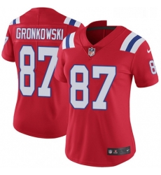 Womens Nike New England Patriots 87 Rob Gronkowski Red Alternate Vapor Untouchable Limited Player NFL Jersey Womens Nike New England Patriots 87 Rob Gronkowski Red Alternate Vapor Untouchable Limited Player NFL Jersey