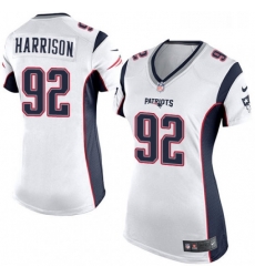 Womens Nike New England Patriots 92 James Harrison Game White NFL Jersey Womens Nike New England Patriots 92 James Harrison Game White NFL Jersey