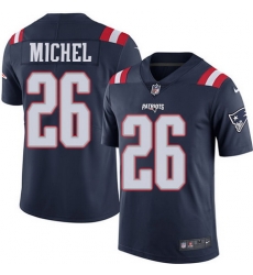 Nike Patriots #26 Sony Michel Navy Blue Youth Stitched NFL Limited Rush Jersey Nike Patriots #26 Sony Michel Navy Blue Youth Stitched NFL Limited Rush Jersey