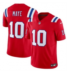Youth New England Patriots 10 Drake Maye Red 2024 Draft F U S E Vapor Limited Stitched Football Jersey Youth New England Patriots 10 Drake Maye Red 2024 Draft F U S E Vapor Limited Stitched Football Jersey