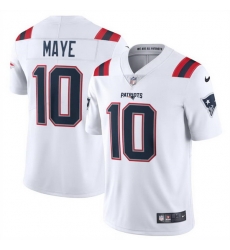 Youth New England Patriots 10 Drake Maye White 2024 Draft Vapor Limited Stitched Football Jersey Youth New England Patriots 10 Drake Maye White 2024 Draft Vapor Limited Stitched Football Jersey