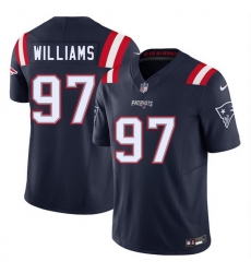 Youth New England Patriots 97 Milton Williams Navy 2025 F U S E Vapor Limited Stitched Football Jersey Youth New England Patriots 97 Milton Williams Navy 2025 F U S E Vapor Limited Stitched Football Jersey