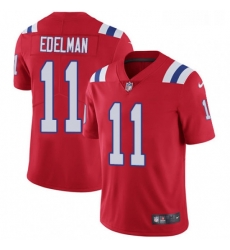 Youth Nike New England Patriots 11 Julian Edelman Red Alternate Vapor Untouchable Limited Player NFL Jersey Youth Nike New England Patriots 11 Julian Edelman Red Alternate Vapor Untouchable Limited Player NFL Jersey