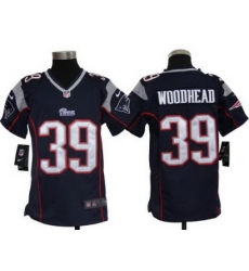 Youth Nike New England Patriots #39 Danny Woodhead Blue Jerseys Youth Nike New England Patriots #39 Danny Woodhead Blue Jerseys