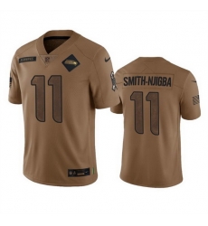 Men Seattle Seahawks 11 Jaxon Smith Njigba 2023 Brown Salute To Service Limited Stitched Football Jersey Men Seattle Seahawks 11 Jaxon Smith Njigba 2023 Brown Salute To Service Limited Stitched Football Jersey