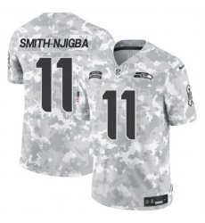 Men Seattle Seahawks 11 Jaxon Smith Njigba 2024 F U S E Arctic Camo Salute To Service Limited Stitched Football Jersey Men Seattle Seahawks 11 Jaxon Smith Njigba 2024 F U S E Arctic Camo Salute To Service Limited Stitched Football Jersey
