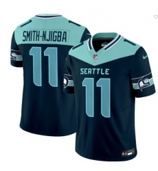 Men Seattle Seahawks 11 Jaxon Smith Njigba Navy Blue F U S E Seattle City Vapor Limited Stitched Football Jersey Men Seattle Seahawks 11 Jaxon Smith Njigba Navy Blue F U S E Seattle City Vapor Limited Stitched Football Jersey