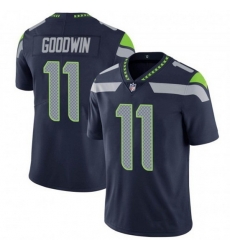 Men Seattle Seahawks 11 Marquise Goodwin Navy Vapor Untouchable Limited Stitched Jersey Men Seattle Seahawks 11 Marquise Goodwin Navy Vapor Untouchable Limited Stitched Jersey