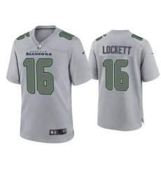 Men Seattle Seahawks 16 Tyler Lockett Grey Atmosphere Fashion Stitched Game Jersey Men Seattle Seahawks 16 Tyler Lockett Grey Atmosphere Fashion Stitched Game Jersey
