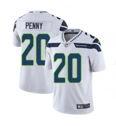 Men Seattle Seahawks 20 Rashaad Penny White Vapor Untouchable Limited Stitched Jersey Men Seattle Seahawks 20 Rashaad Penny White Vapor Untouchable Limited Stitched Jersey