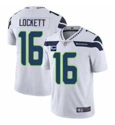 Men Seattle Seahawks 2022 #16 Tyler Lockett White With 1-star C Patch Vapor Untouchable Limited Stitched NFL Jersey Men Seattle Seahawks 2022 #16 Tyler Lockett White With 1-star C Patch Vapor Untouchable Limited Stitched NFL Jersey