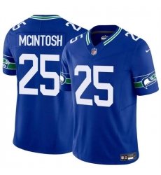 Men Seattle Seahawks 25 Kenny McIntosh Royal 2024 F U S E Throwback Vapor Limited Stitched Football Jersey Men Seattle Seahawks 25 Kenny McIntosh Royal 2024 F U S E Throwback Vapor Limited Stitched Football Jersey