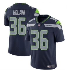 Men Seattle Seahawks 36 George Holani Navy 2024 Vapor Limited Stitched Football Jersey Men Seattle Seahawks 36 George Holani Navy 2024 Vapor Limited Stitched Football Jersey