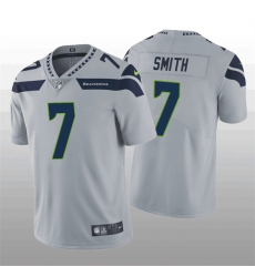 Men Seattle Seahawks 7 Geno Smith Grey Vapor Untouchable Limited Stitched Jersey Men Seattle Seahawks 7 Geno Smith Grey Vapor Untouchable Limited Stitched Jersey